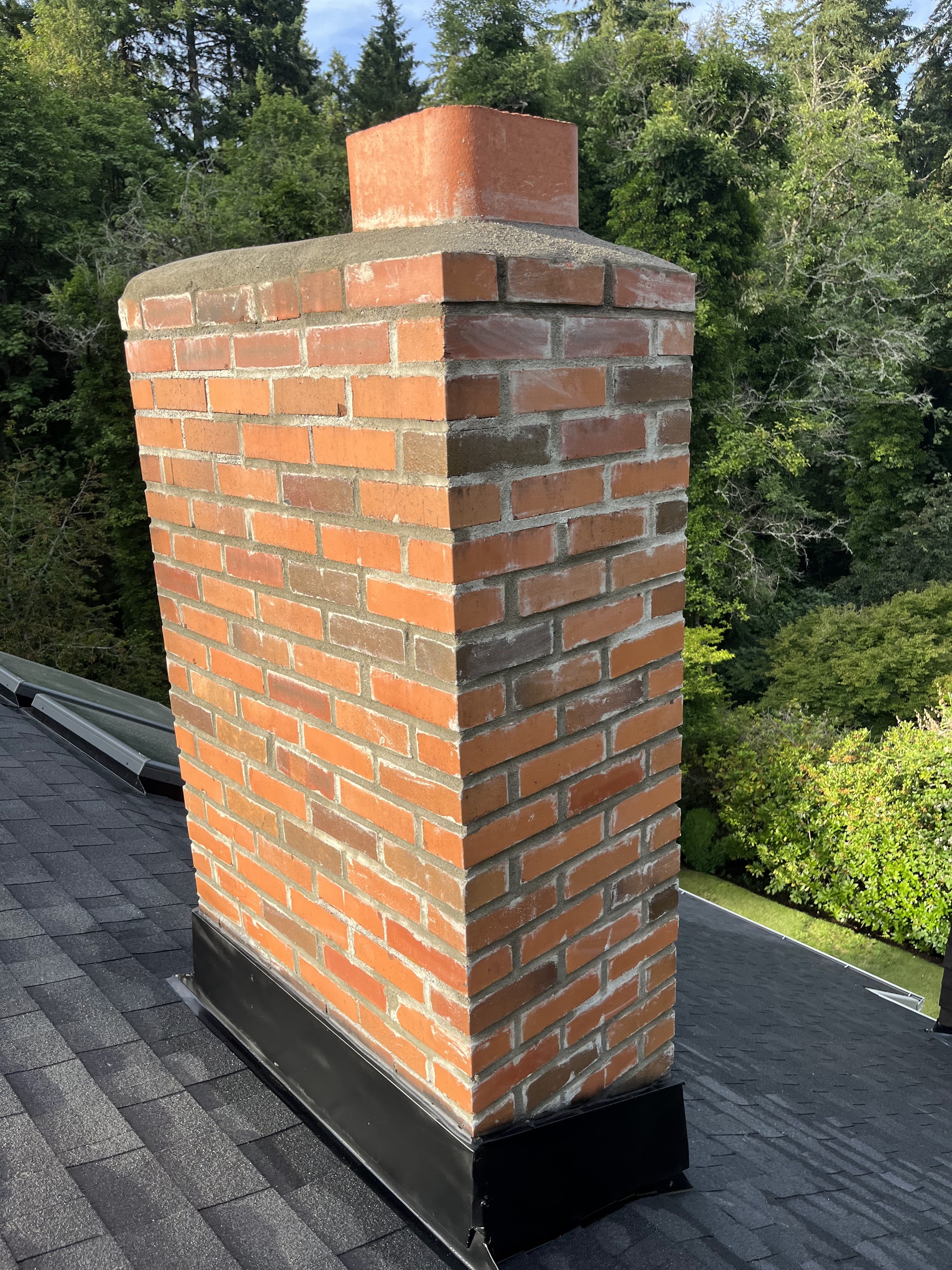 Rebuilt Stack & New Flashing in